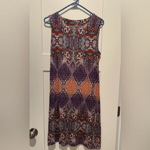 Ruff Hewn Multicolor Patterned Dress